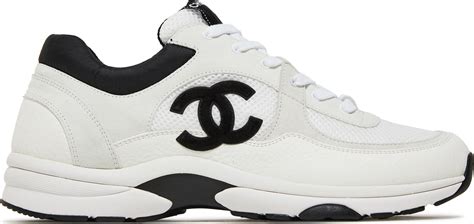 chanel sneakers zwart wit|Chanel sneakers.